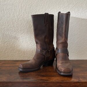 Brown Leather Riding Boots